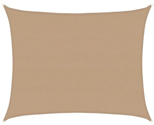vidaXL Toldo de Vela HDPE Gris Taupe 160 g/m² 6x8 m