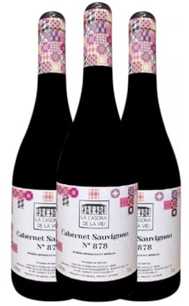 Lagar de Isilla La Casona de la Vid Cabernet Sauvignon Vino de la Tierra de Castilla y León Crianza 75 cl Vino tinto (Caja de 3 Botellas de 75 cl)