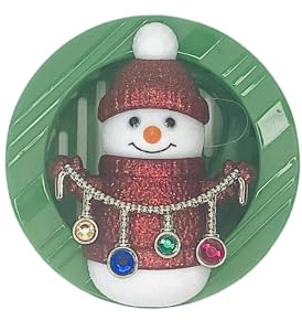 Bath and Body Works Snowman Ornament Car Visor Fragrance Holder Easy To Open
