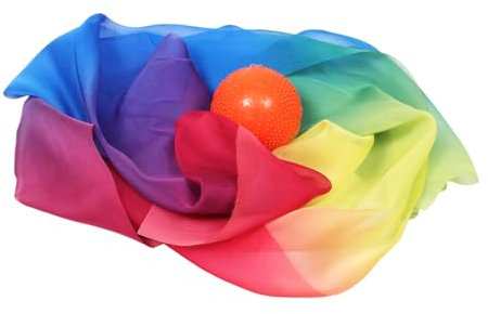 KICHOUSE -Ball Mit Buntem Band Weicher Tai Chi Streamer Für Fitness Und Vielseitiges Trainingszubehör Für Übungen Leicht Und Tragbar Für Lebensstile