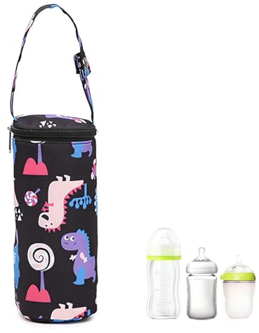 Isoliertasche für Babyflaschen und tragbare Muttermilch-Reisetasche, mit Isolierschicht für Kinderwagen