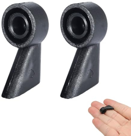 2 ugelli per tergicristallo posteriore, kit di ugelli spray per lavavetri in ABS, facili da installare, ugelli per tergicristalli posteriori per Audi A1 A3 A4 A6 Q3 Q7 8P 8E9955985, ricambio durevole