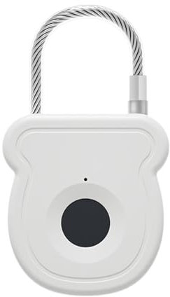 Fingerprint Lock - Smart Finger-Print Padlock | Keyless Lock for Gym Locker | Waterproof Rechargeable Padlock for Door, Backpack, Box Drawer, Shed, Travel, Bedroom, School, and Wardrobe
