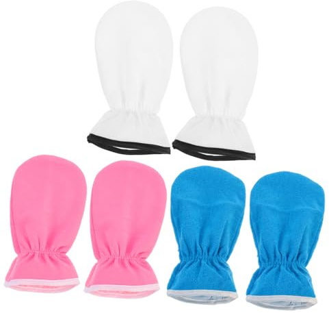 Cabilock 3 Paare Paraffin Wax Mitts Handpflege Handschuhe Spa Handmaske Feuchtigkeitsspendend Wiederverwendbar Hautpflegend Hautglättend für Handtherapie und Anti aging Behandlung