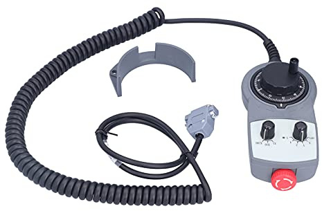 Xiuganpo CNC Electronic Handwheel MPG Pendant for Lathe Machine, Ergonomic Design and Durable Material, DC 5V Manual Pulse Generator for CNC, ABS Material, for Machine Operation