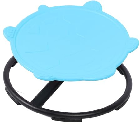 aqxreight Sensory Swivel Chair Training Body Coordination Body Balance Physical Equipment Spin Sensory Toy Chair for Kindergarten Home Red Play Enjoyable Coordination Beneficial Material (Blue)