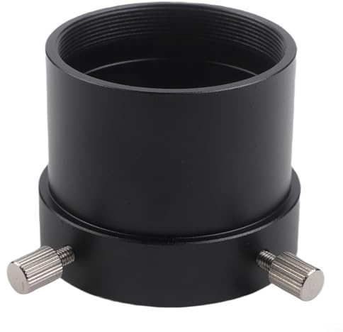 Adaptador de telescopio astronómico, interfaz de metal de 2 pulgadas, convertidor SCT a 2 pulgadas para oculares de gran angular, cuerpo de aleación de aluminio con revestimiento mate, coaxialidad