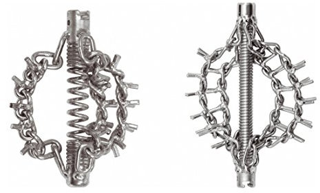 KS Tools 900.2288 Raschiatore a Catena con Catene ad Arpione, 3 Catene, Spirali 22 mm