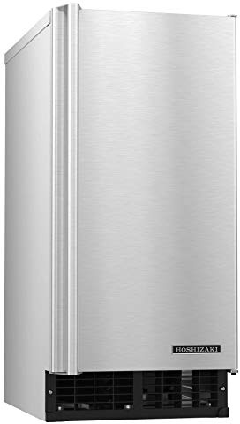 C-80BAJ-AD 15 Energy Star Rated Undercounter Self-Contained Cubelet Ice Maker with 92 lbs. Daily Ice Production 20 lbs. Built-in Storage Capacity Reversible Door and Front Access: Stainless Steel
