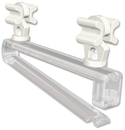 Interdeco Schlaufengleiter Universal für Schlaufenvorhänge an Innenlaufstangen und Gardinenschienen (16 Stück)