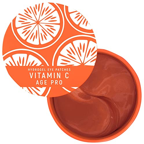 Victoria Beauty Augenpads mit Vitamin C gegen Augenringe und Tränensäcke, Augen Pads kühlend, Under Eye Patches für eine strahlende Haut, 60 Pads