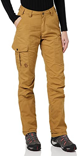 Fjällräven Dam Karla Pro byxor böjda W byxor, brun, 44, BRUN, 44 SE