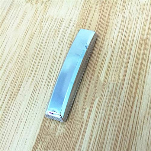 3D Self-Adhesive House Plaque Numbers 5cm 0-9 Letters A-Z Dash Sign Door Plate Modern Silver Number Hotel Address Digits 3M Sticker ABS Electroplating, for Apartment Mailbox Indoor (I)