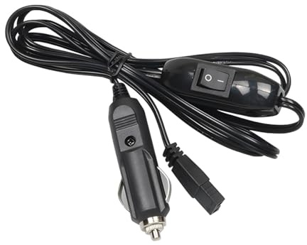 CGEAMDY 12V 24V Auto Kühlschrank Netzkabel, Automotive Zigarettenanzünder Zum Kühlschrank Stecker Ersatzkabel, für Auto Gefrierschrank Portable Kühlschrank mit Schalter