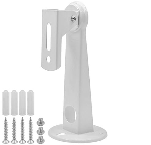 Hsthe Sea Wall Mount Camera Bracket Stand Adjustable Universal Wall Ceiling Mounts Aluminum 360° CCTV Surveillance Camera Bracket Wall Mount Camera Home Surveillance System Support Stand