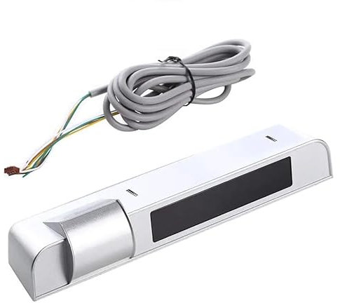 Abridor automático de puerta corredera Sensor de puerta multiusos 2 en 1 for abridor de puerta, sensor de seguridad infrarrojo y radar for puerta automática para puerta corredera (Color : Silver colo