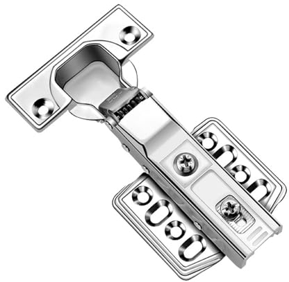SWHC Scharniere 90° Soft Close Türscharniere Edelstahl Scharniere für Schranktüren Einstellbar Topfscharnier Geräuschloses Schrankscharnier 10 Stück Abnehmbar Möbelscharniere