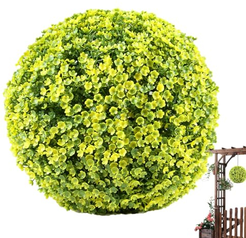 Künstliche Formkugel | Topiary Kugel für Pflanzen, Buchsbaum Formkugel, UV-beständige Dekokugeln, synthetische Formkugel, künstliche Buchsbaumkugel für Zuhause, Garten, Terrassendekoration