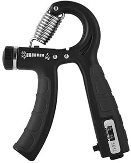 Hand Grips Strengthener, Grip Strengthener Exerciser Forearm Strengthener, Hand Gripper with Counter, Adjustable Resistance 11-132 Lbs (5-60kg), for Muscle Building and Injury Recovery