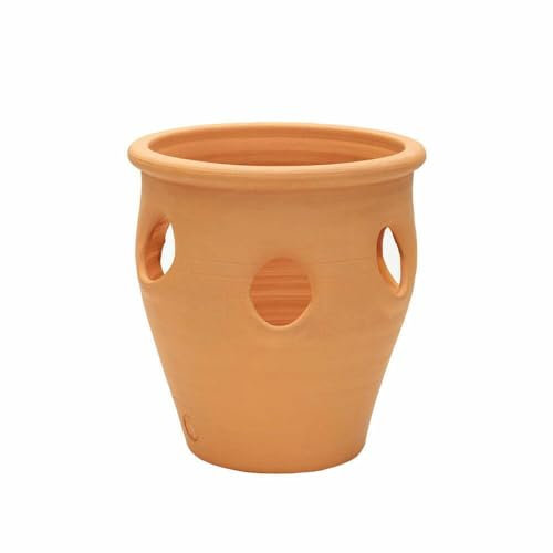 APTA 36cm Terracotta Herb Planter 28cm Durable Outdoor Garden Pot