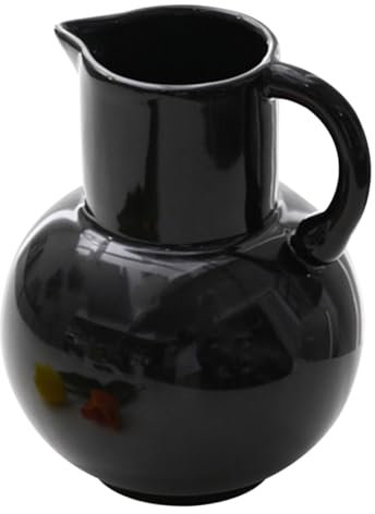 Cabilock Vase Céramique Vintage à Poignée pour Fleurs Sèches Décoration Artistique Intérieure Et Extérieure pour Maison Bureau Et Événements