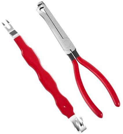 Kuehssn Electrical Disconnect Pliers,Electric Plug Pliers Kit | Wire Connector Remover Sturdy Retaining Ring Pliers Auto Repair Hardware Tools for Automotive Repair Hardware