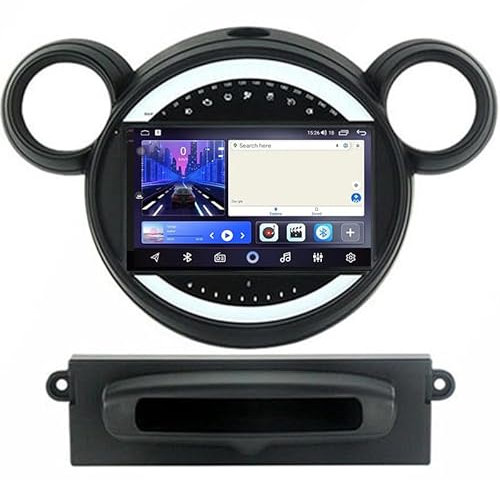 JYZHAO para BMW Mini 2010-2016,Autorradio Android 11 de 9 Pulgadas con Navegación GPS,Bluetooth,Wi-Fi,4G,Bluetooth,Mirror Link,Radio Integrada Reproductor Vídeo,Conectar y Usar,T7