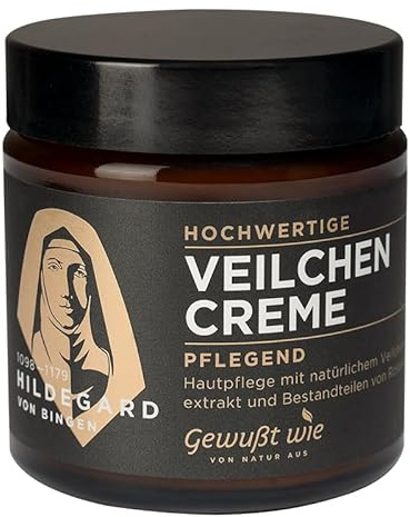 Hildegard Veilchencreme | Aus Österreich | Pflegende Kosmetik Für Die Tägliche Hautpflege | Mit Veilchenextrakt Und Rosenöl | Wohltuend Für Jede Haut | 100 ml