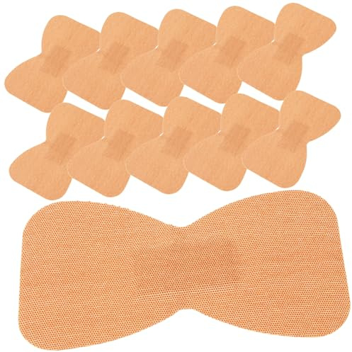 Gogogmee 50pcs Breathable Flexible Plasters for Joints and Fingertips Large Butterfly-Shaped Adhesive with Water-Resistant Seal Lightweight and Portable Protective Bandages for Cuts and