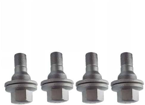Alloy Wheel Nuts Compatible with Peugeot 206 For CC 00-08 207 For CC 07-15 4Pcs Wheel Bolts Nuts Studs M14x1.25 Thread Heavy Duty Lug Nuts OE 9817024580