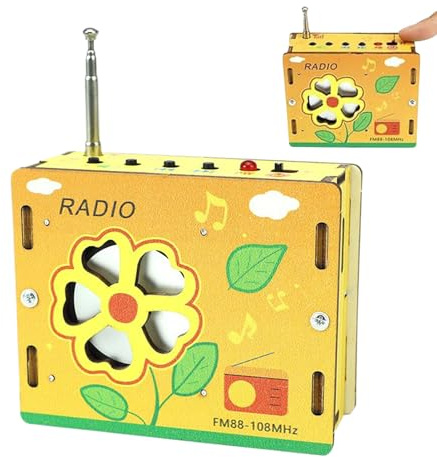 DIY FM-radio-byggsats – experimentleksaker, kretsuppsättning, för elever föräldrar lärare entusiaster skolprojekt klassrum helg-aktiviteter sommarläger
