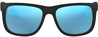 Ray-Ban unisex Justin Sonnenbrille, Rot(Rot/Blau), 51