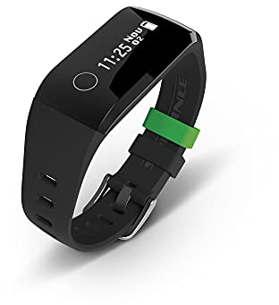 Soehnle Fitnesstracker Fit Connect 200 HR mit Bluetooth-Anbindung, Fitnessarmband mit bis zu 10 Tagen Laufzeit zählt Schritte und Kalorienverbrauch, Fitness Armbanduhr mit Schlafanalyse