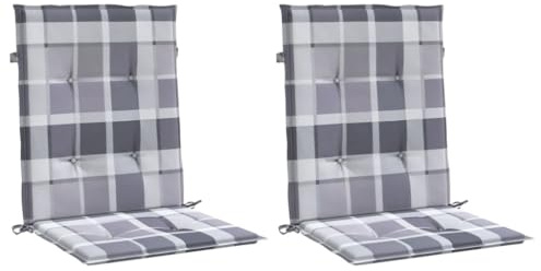 vidaXL Gartenstuhlauflagen für Niedriglehner 2 STK. 100x50x3 cm