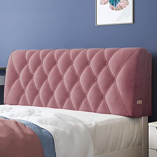 Generic Leder Nackenrolle Großes Kopfteilkissen Wandkissen Leserückenlehne Keilkopfteilkissen Für Tagesbett Etagenbett Mit Abnehmbarem Bezug,C,No headboard 35.4/90cm