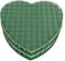 LDXDRU 2 pezzi schiuma a forma di cuore, in schiuma floreale con griglia per fiori freschi, spugna per fai da te, per fiori, matrimoni, Pasqua e compleanno