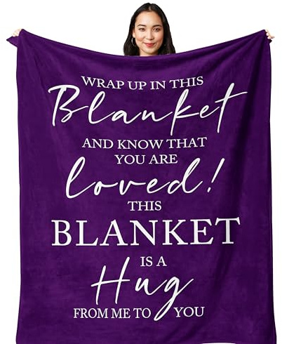 Yesbird Get Well Soon Gifts for Women, Gifts for Women, Thinking of You/Inspirational Gifts Blanket 150X130CM, Friendship/Cheer up Gifts, Hug/Healing Blanket