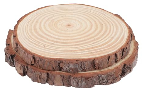 Supvox 2stücke Gartenpflasterstein Aus Holz Trittstein Für Gartenweg Gartendekoration Holzscheibe Holzplatte Für Außenbereich