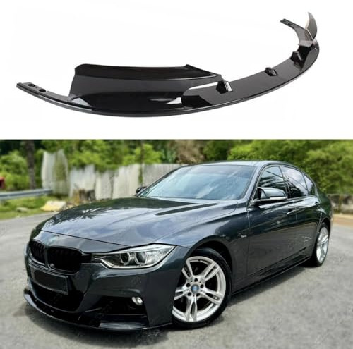 autozen Front lip spoiler splitter for BMW 3 Series F30 F31 M Style 2012-2018 (Gloss Black)