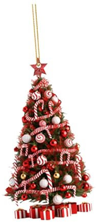 predolo Weihnachtsdekoration, Weihnachtsanhänger zum Aufhängen, Foto-Requisiten-Kollektion, Party-Zubehör, Acryl-Ornament für die Einweihungsparty, Style A