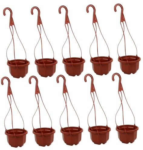 BESPORTBLE 20 Sets Pot Plant Pulley Plant Hanger Indoor Wall Plant Holder Wall Hanging Plant Planter Pots for Balcony Houseplants Terrarium Orchid Hanging Baskets Hangers Plastic