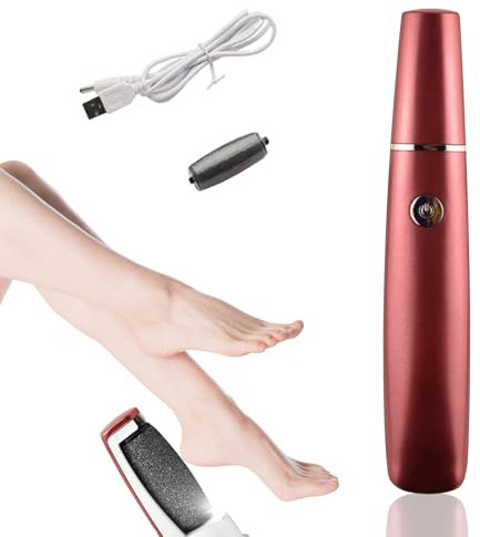 Elektrischer Hornhautentferner für die Füße, 2025 Neuest Wiederaufladbarer Hornhaut Entfernen Fuß, Stark Pediküre Set, 2 Speeds, Pediküre Werkzeuge für Harte, Abgestorbene und Rissige Trockene Haut