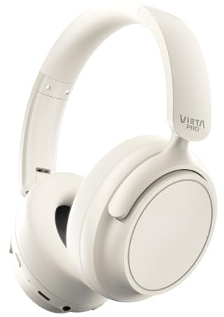 Vieta Pro Casque audio Bluetooth avec annulation de bruit hybride, batterie 50 h, microphone, double couplage, pliable et réglable. Casque stéréo avec USB-C Silence 4
