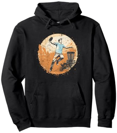 Disc-Golf-Joueur Disc-Golfing Game Vintage Disc-Golf Sweat à Capuche