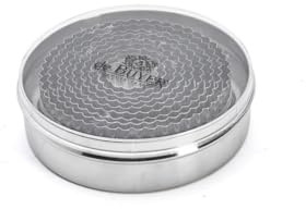DeBuyer 3324.00N Dosen mit 9 Runden Ausstechern, Silikon, grau, 13,2 x 13,2 x 4 cm