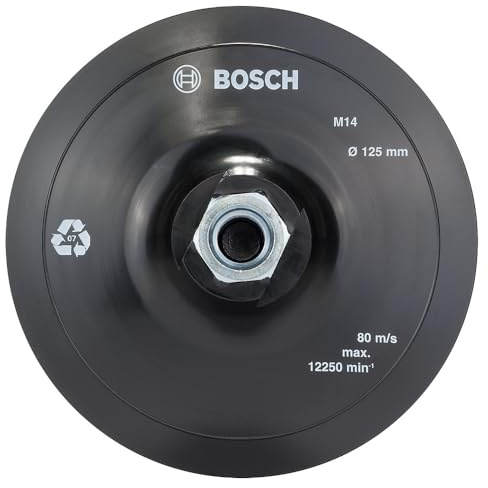 Bosch PRO Stützteller, 125 mm, M14, Klettverschluss | Ø 125 mm, Professional Zubehör Kleiner Winkelschleifer