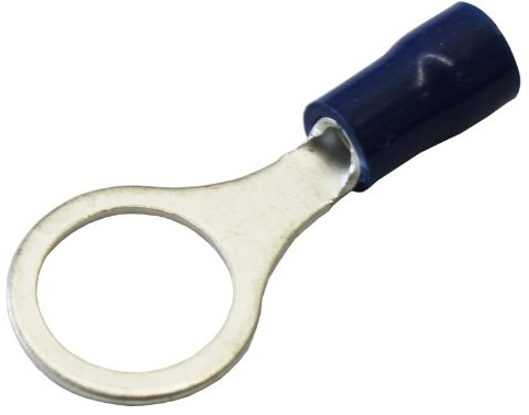 All Trade Direct 20 x Blue 10.5mm Ring Insulated Wire Connector Electrical Crimp Terminal