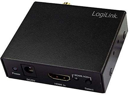 Logilink CV0054A HDMI zu HDMI Mix Audio Kabel, 2m, schwarz