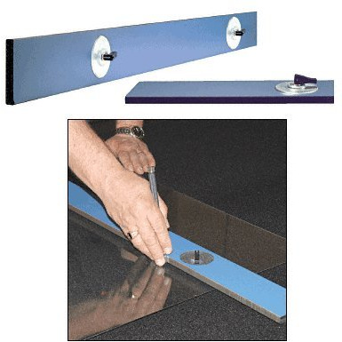 CRL 48 Phenolic Straight Edge with Suction Cups
