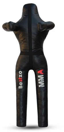 Bestzo MMA Grappling Dummy - Professional Unfilled Wrestling & BJJ Training Bag for Adult Judo & Sparring (5ft/6ft)